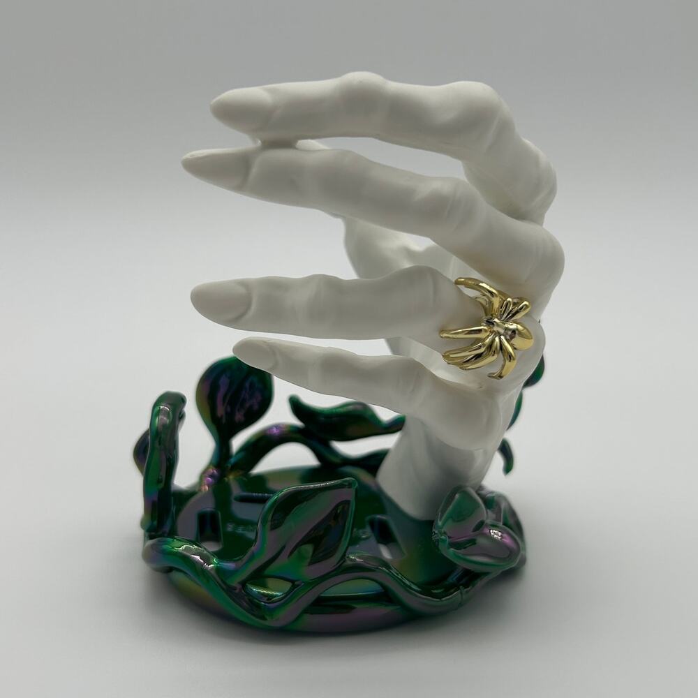 Bath & Body Works Skeleton Hand Soap Holder Spider Ring Halloween